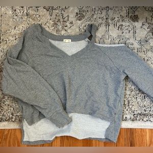 Lightweight gray sweatshirt